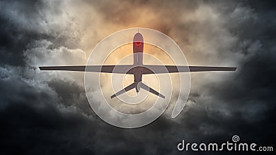 An unmanned drone Stock Photo