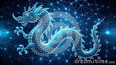 Unmasking the Digital Dragon: A Visual Exploration of Ethical Hacking Techniques for System Vulnerability Identification Stock Photo