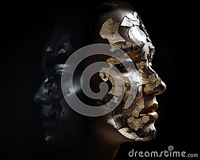 Unmasking Narcissism Recognizing Gaslighting and Love Bombing in Everyday Life Psychology art concept. AI generation Stock Photo