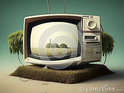 Unmatched Visual Splendor: Striking Television Photography for Immersive Entertainment Stock Photo