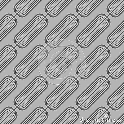 Unobtrusive absract grey seamless pattern Vector Illustration