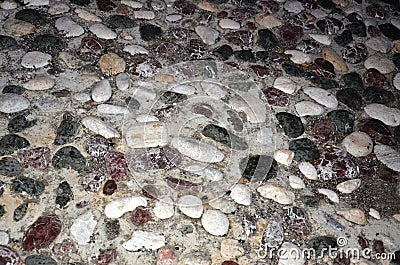 unordered lined stones, provided the integrity of a very special Stock Photo