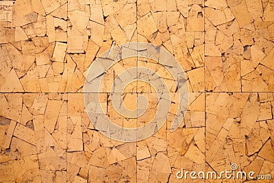 unsealed cork flooring displaying natural patterns Stock Photo