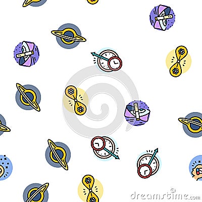 unsolved mysteries question seamless pattern vector Cartoon Illustration