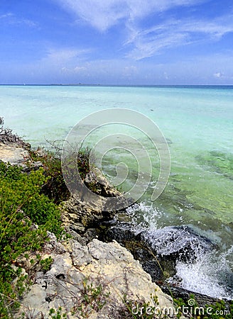 Unspoiled Coast Stock Photo