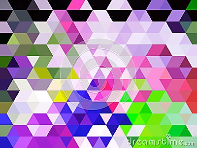 An unthinkable graphical design of colorful pattern of squares Stock Photo