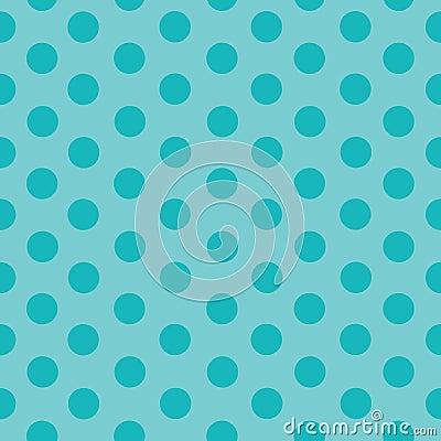 Aqua dots polka dots Vector Illustration