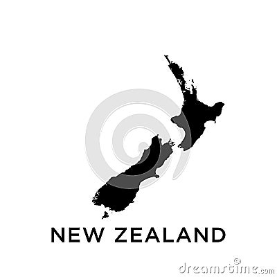 New Zealand map icon vector trendy Vector Illustration