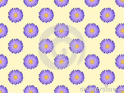 Seamless pattern for bedsheet and curtains design Stock Photo