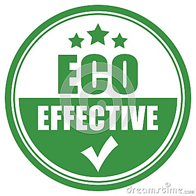 Eco effective vector icon Vector Illustration