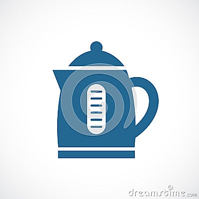 Electric kettle vector icon Vector Illustration