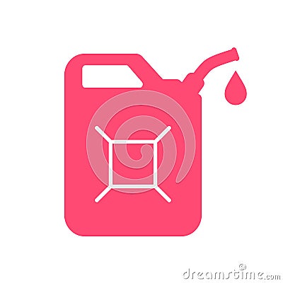 Fuel can vector icon Vector Illustration