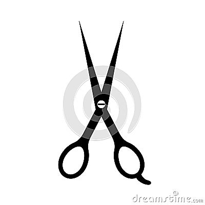 Hairdresser scissors icon Vector Illustration