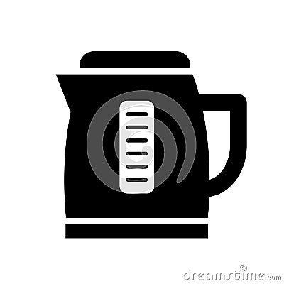 Electric kettle vector icon Vector Illustration