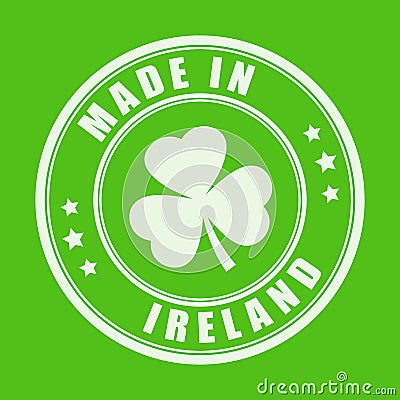 Made in Ireland stamp Vector Illustration