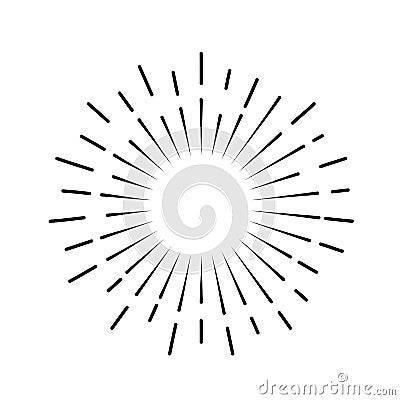 Star burst icon Vector Illustration