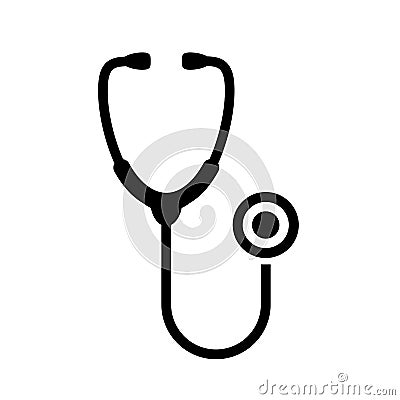 Stethoscope medical icon Vector Illustration