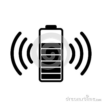 Wireless energy icon Vector Illustration