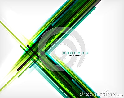 Unusual abstract background - thin straight lines Vector Illustration
