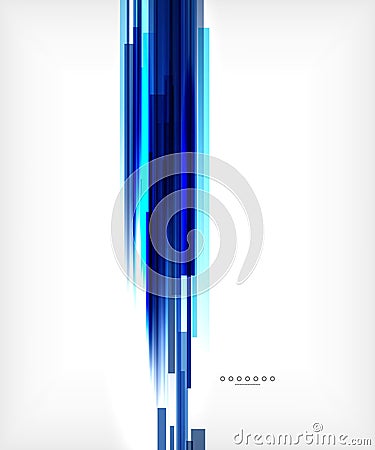 Unusual abstract background - thin straight lines Vector Illustration