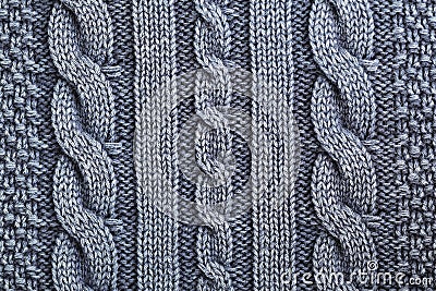Unusual Abstract knitted pattern background texture Stock Photo
