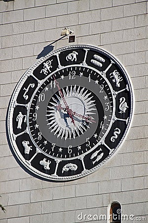 Unusual clock Stock Photo