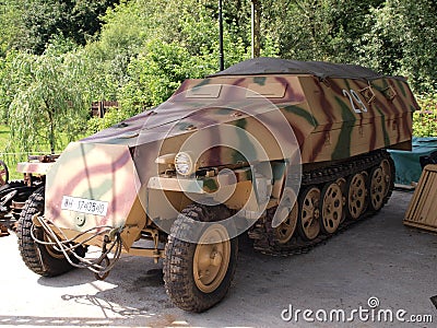 The unique transporter Wehrmacht. Editorial Stock Photo