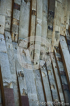 Unusual wooden texture Stock Photo