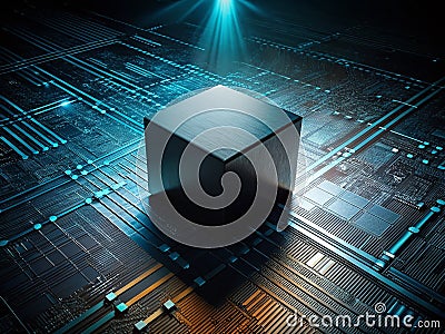 Unveiling the Enigma Exploring the Intricacies of Data Security Within the Abstract Black Box of Modern Technology Stock Photo