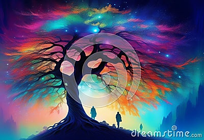 Unveiling the Enigmatic Binary Tree Entity Stock Photo