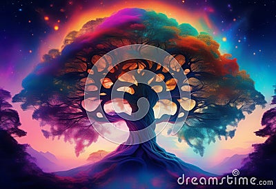 Unveiling the Enigmatic Binary Tree Entity Stock Photo