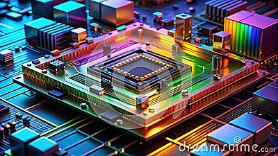 Unveiling the Intricate Architecture of a CuttingEdge GPU Processor A Detailed Look at Advanced Hardware Design and Cartoon Illustration