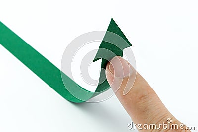 Up arrow Stock Photo