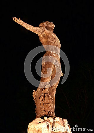 UP Diliman Oblation Statue Editorial Stock Photo