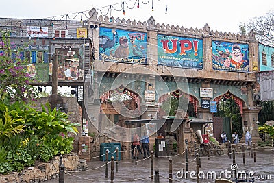 Up, Disney World, Travel, Animal Kingdom Editorial Stock Photo