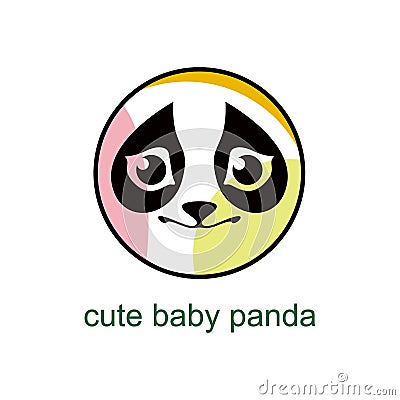 cute baby panda cool cute baby panda cool design vector illustration Vector Illustration