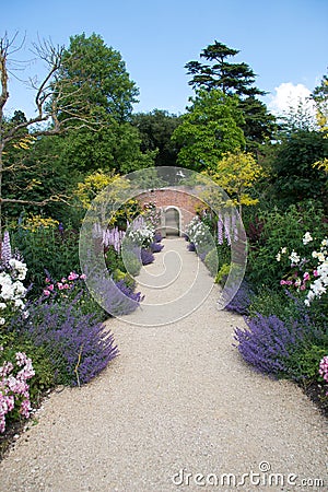 Up the Garden Path Stock Photo