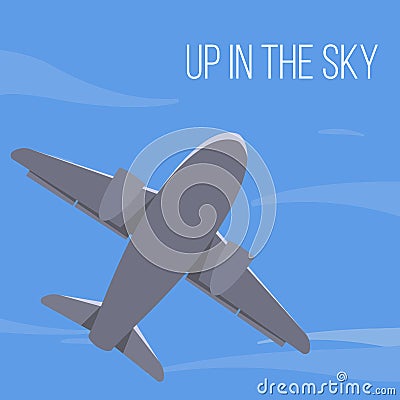 Up in the sky Vector Illustration