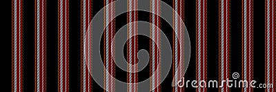 Up vector pattern vertical, form textile background lines. Grand stripe texture fabric seamless in black and red colors Vector Illustration