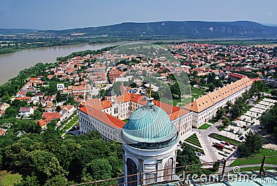 Up view of Esztergom Stock Photo