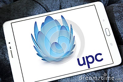 UPC Broadband logo Editorial Stock Photo