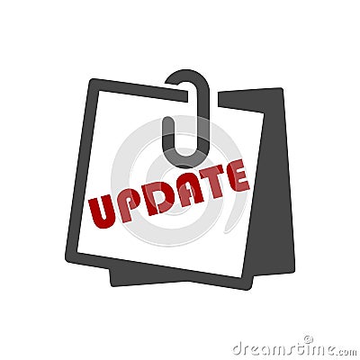 Update, Update Software icon, simple vector icon Stock Photo