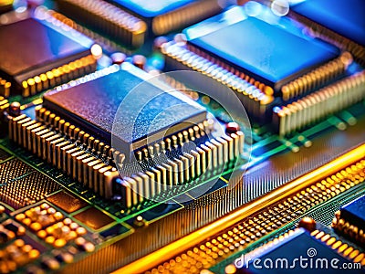 Upgrade Your Computers Performance with a HighSpeed DDR5 RAM Memory Module Enhance Data Processing and Responsiveness Stock Photo