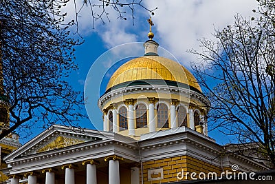 Uplifted christian church Stock Photo