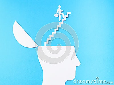 Uplifting and business prosper Concept Stock Photo