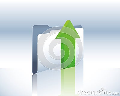 Upload folder Vector Illustration