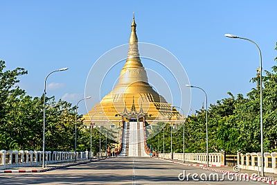 Uppatasanti Pagoda, Nay Pyi Taw, Myanmar Stock Photo