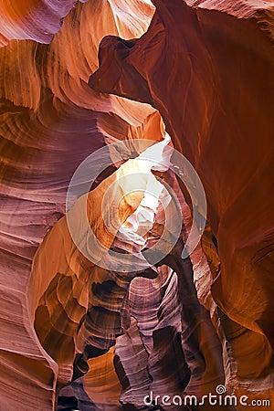 Upper Antelope Canyon in Page, Arizona, USA Stock Photo