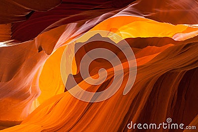 Upper Antelope Canyon, Page. Utah. Stock Photo