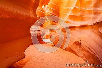 Upper Antelope Canyon, Page. Utah. Stock Photo